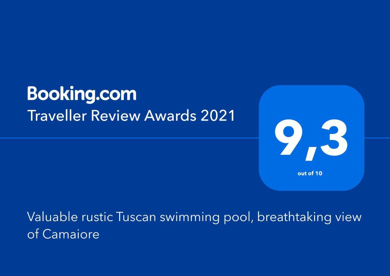 Valuable Rustic Tuscan Swimming Pool, Breathtaking View Of 卡麦奥雷 外观 照片
